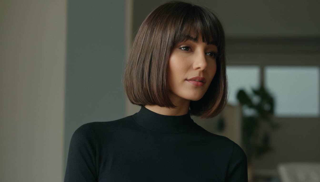 Bottleneck Bangs: The Versatile Fringe Taking Over 2022